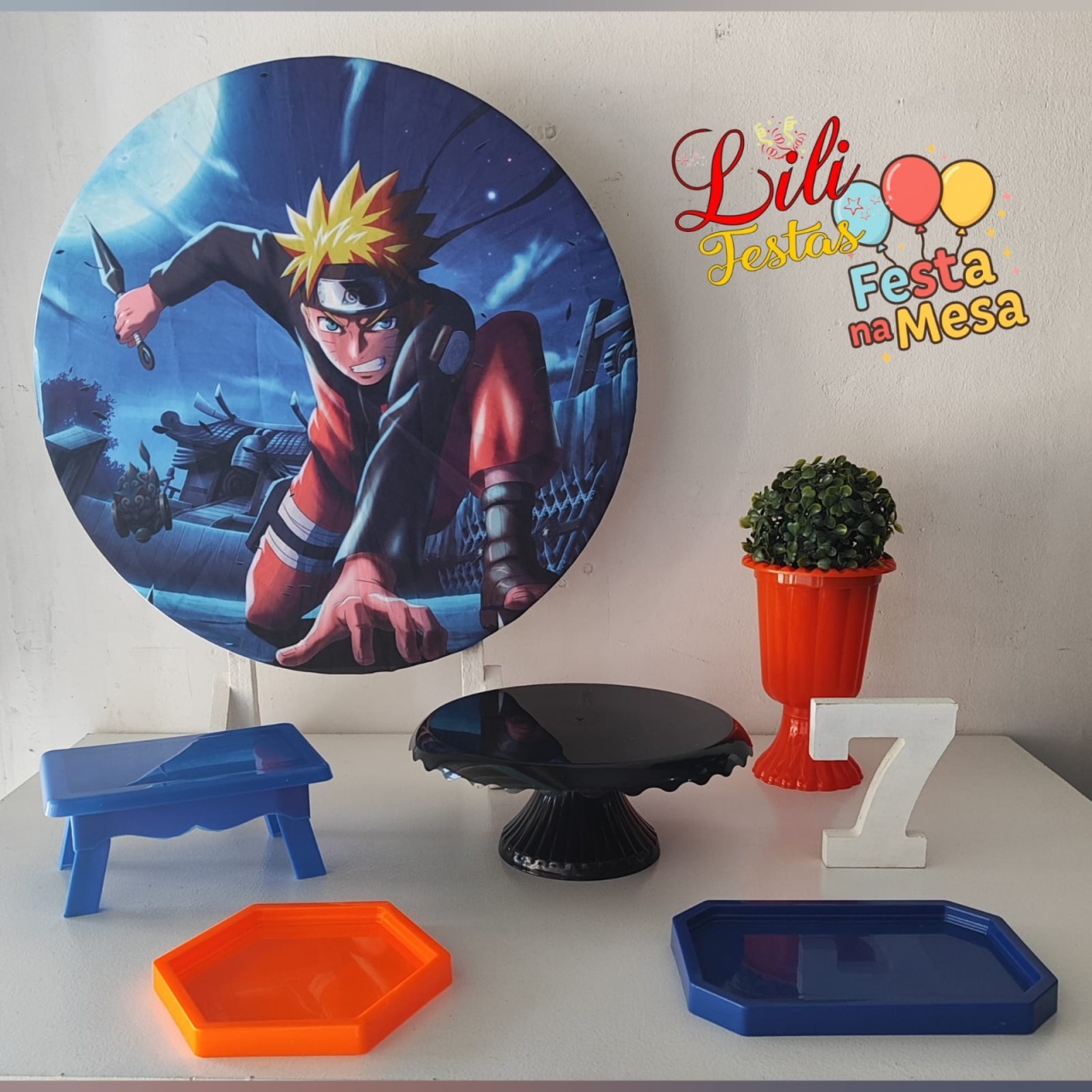 Naruto Festa Na Mesa - LiliFestaspegueemonte