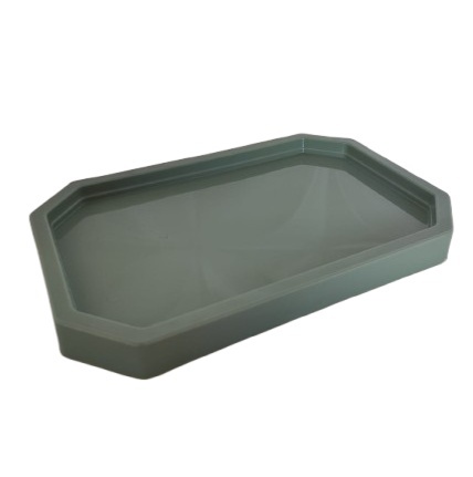 Bandejas Verde Eucalipto - Retangular  - LiliFestaspegueemonte