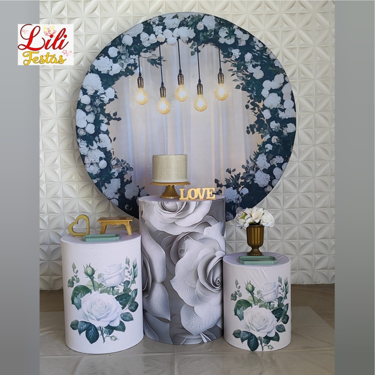 Floral Branco - LiliFestaspegueemonte