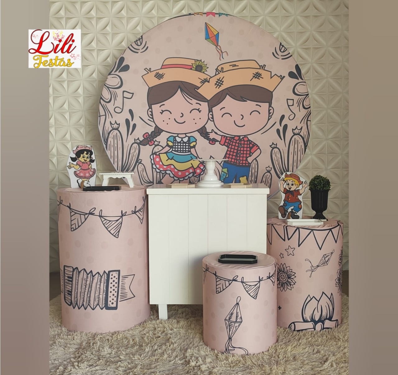 Festa Junina Sertão (Cordel) + Cômoda - LiliFestaspegueemonte