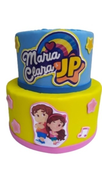 Bolo Fake Maria Clara E Jp  - LiliFestaspegueemonte