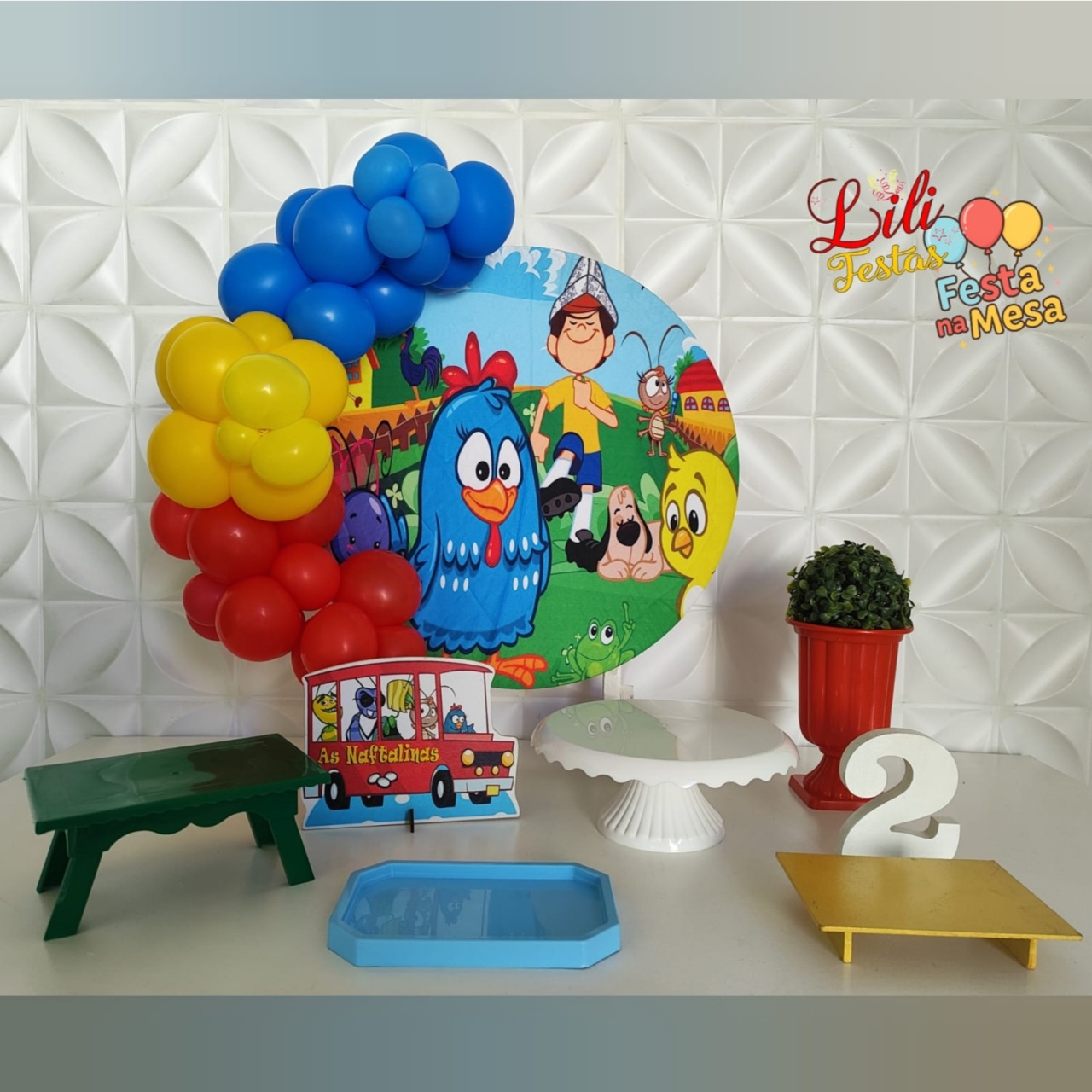 Galinha Pintadinha  - Festa Na Mesa  - LiliFestaspegueemonte