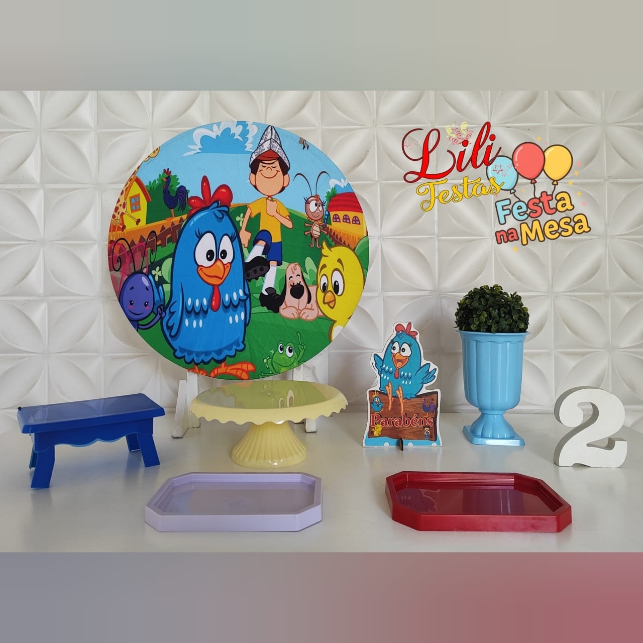 Galinha Pintadinha  - Festa Na Mesa  - LiliFestaspegueemonte