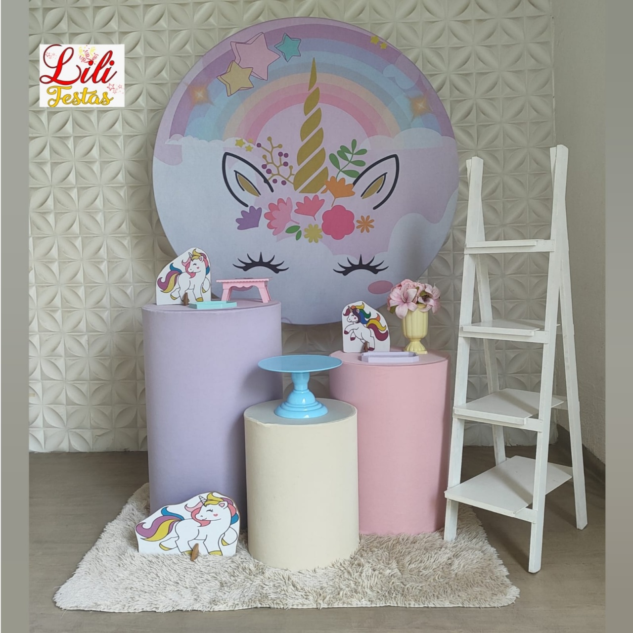 Unicórnio + Escada - LiliFestaspegueemonte