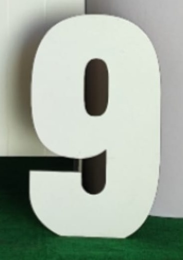 Número "9" de Chão  - LiliFestaspegueemonte