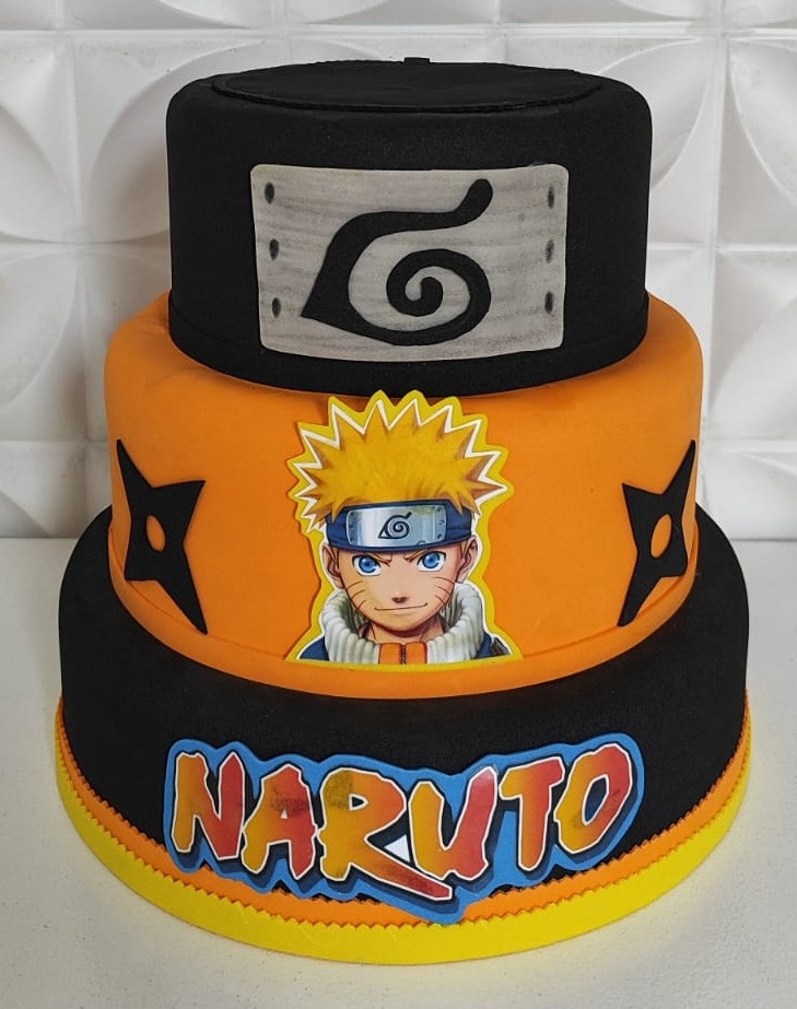 Bolo Fake Naruto  - LiliFestaspegueemonte