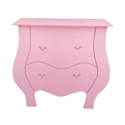 Mesa Rosa Cômoda - Fake Desmontável  - LiliFestaspegueemonte