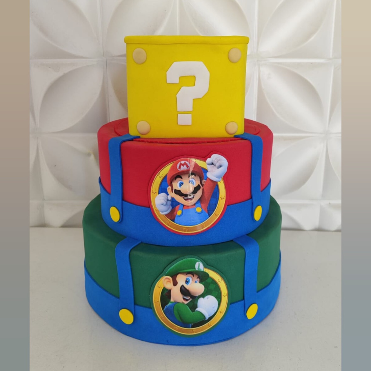 Bolo Fake Super Mário  - LiliFestaspegueemonte