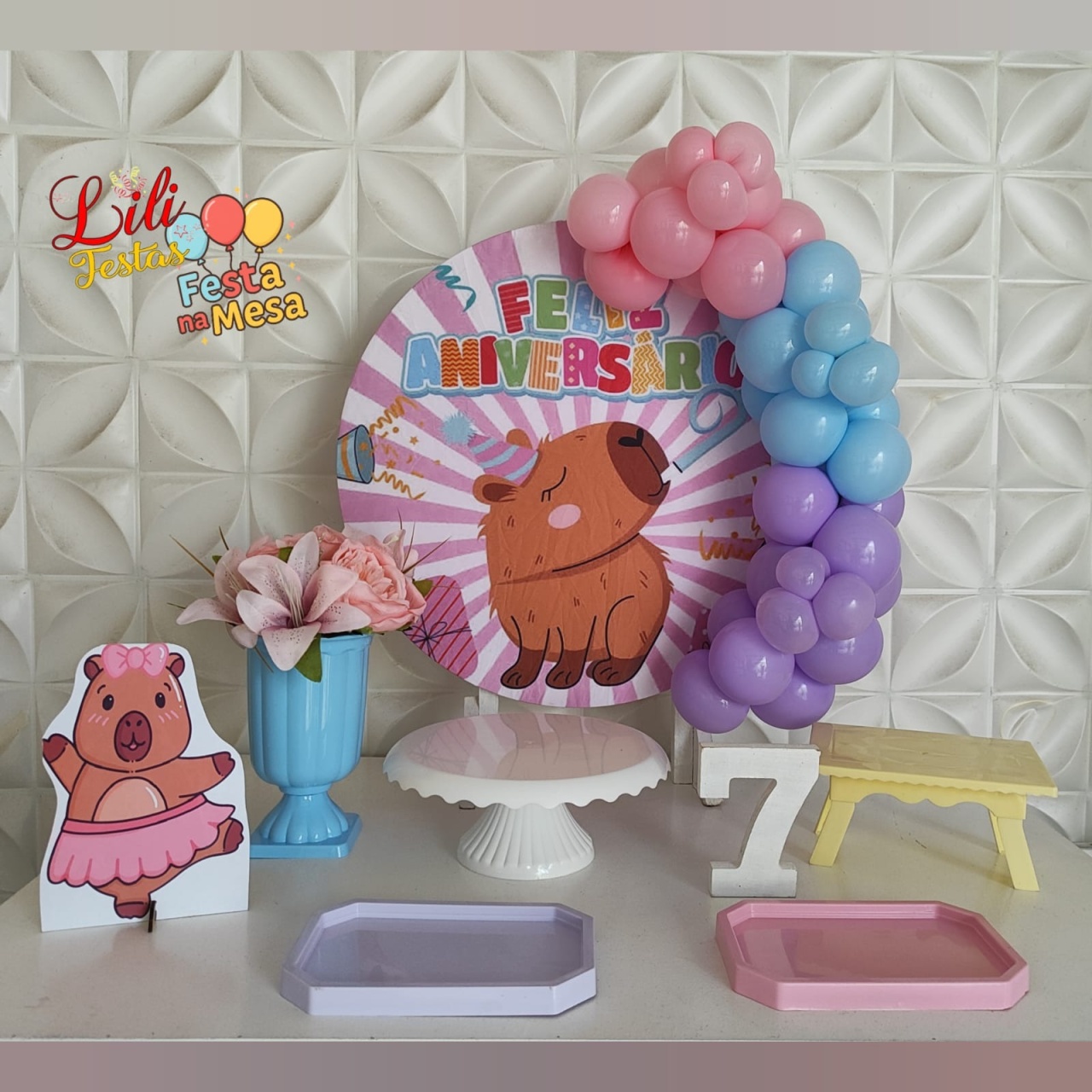 Capivara Menina - Festa Na Mesa  - LiliFestaspegueemonte