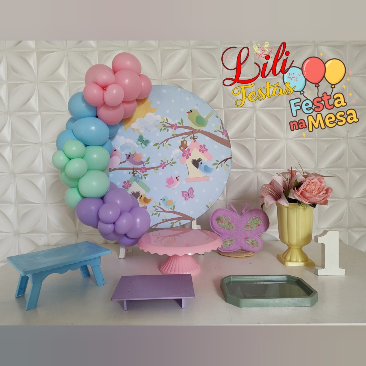 Jardim Encantado - Festa Na Mesa - LiliFestaspegueemonte