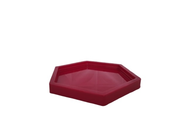 Bandeja Magenta - Sextavada - LiliFestaspegueemonte