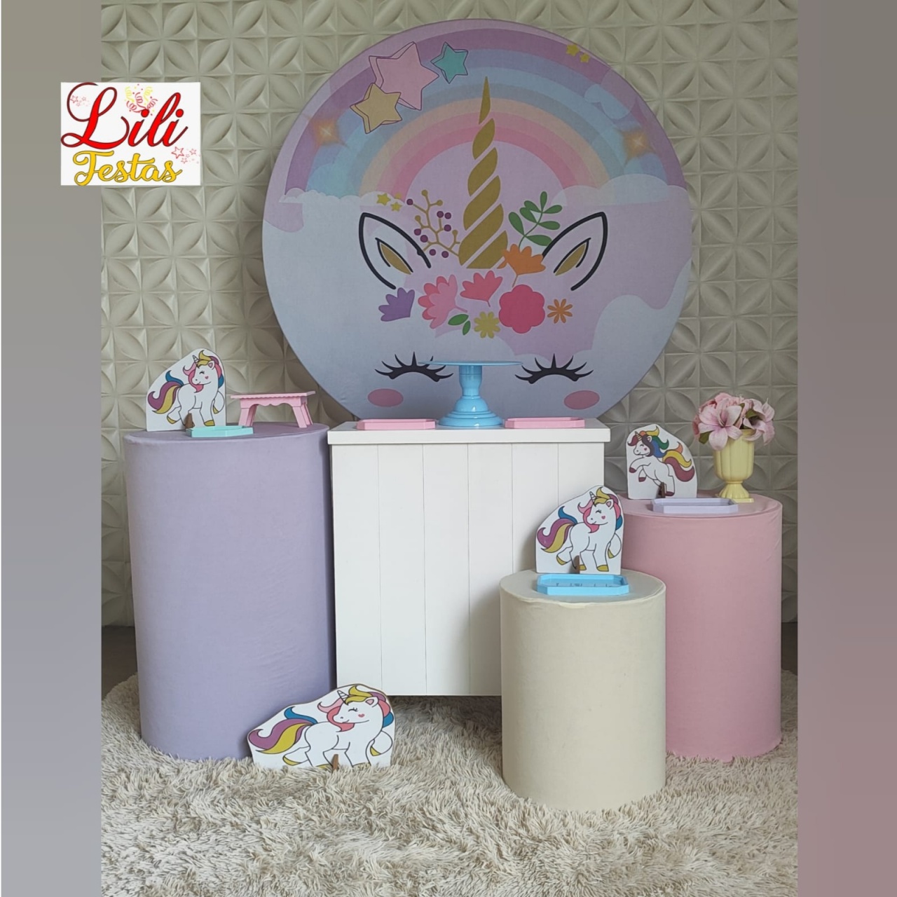 Unicórnio + Cômoda - LiliFestaspegueemonte