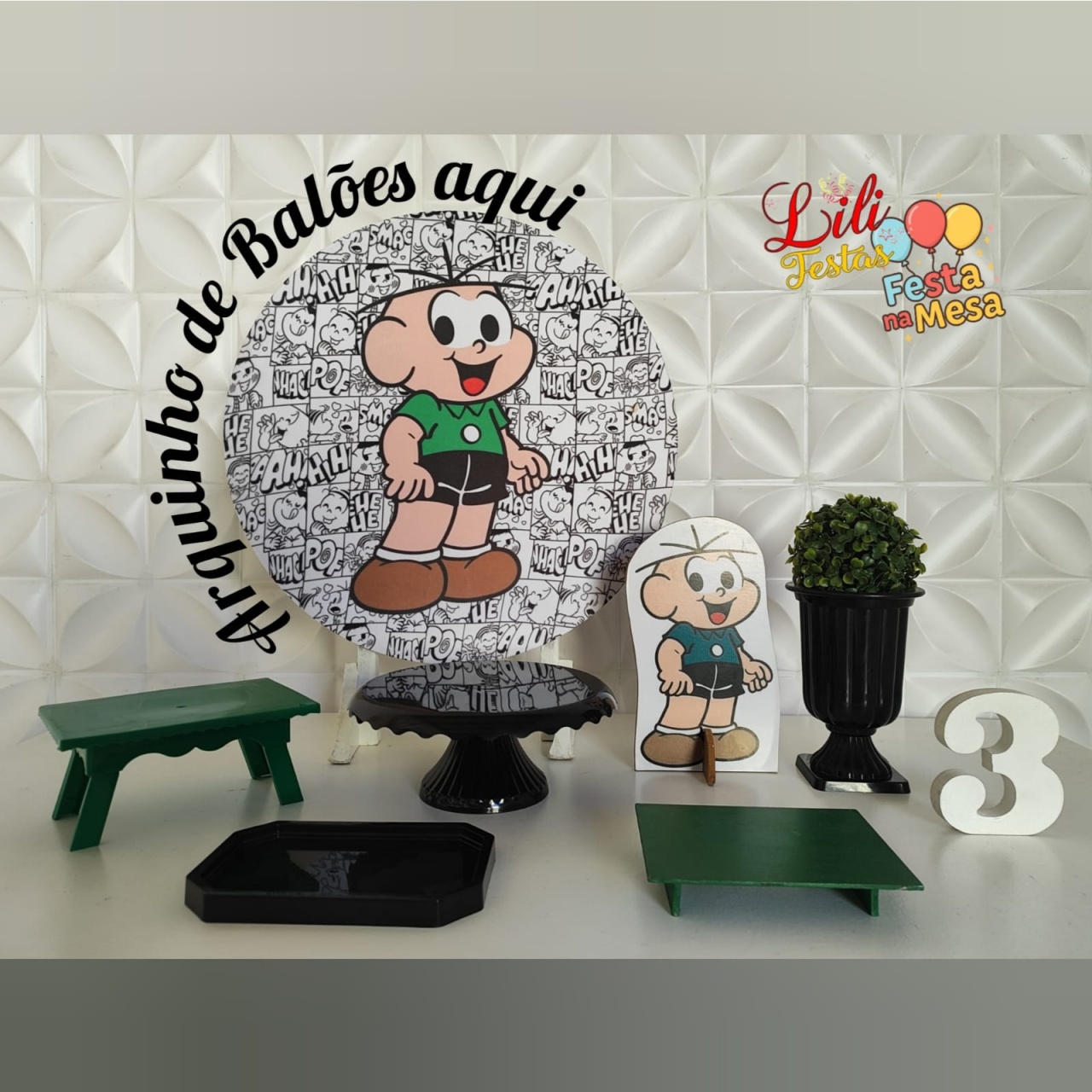 Cebolinha - Festa Na Mesa - LiliFestaspegueemonte