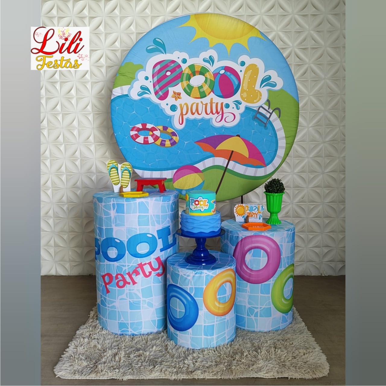 Pool Party - Kit Promocional - LiliFestaspegueemonte