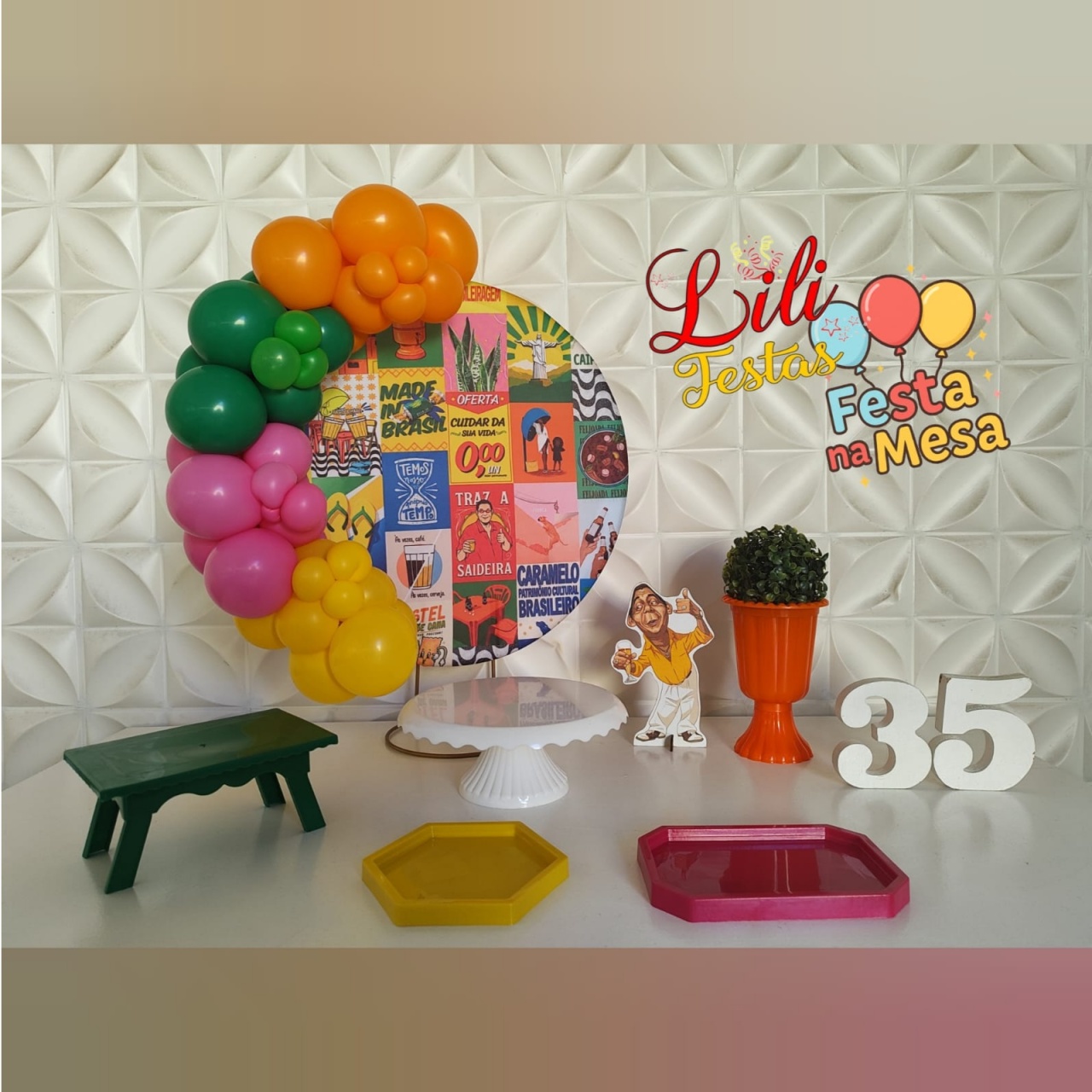 Brasilidade - Festa Na Mesa - LiliFestaspegueemonte