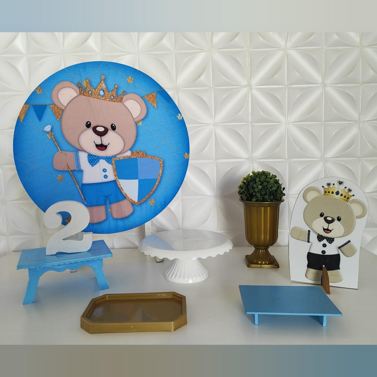 Ursinho Príncipe 2 - Festa Na Mesa  - LiliFestaspegueemonte