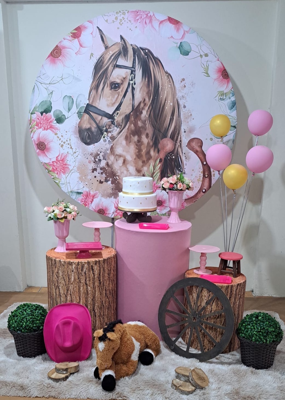 Cavalo Menina (Kit 2) - Déh Decorações 
