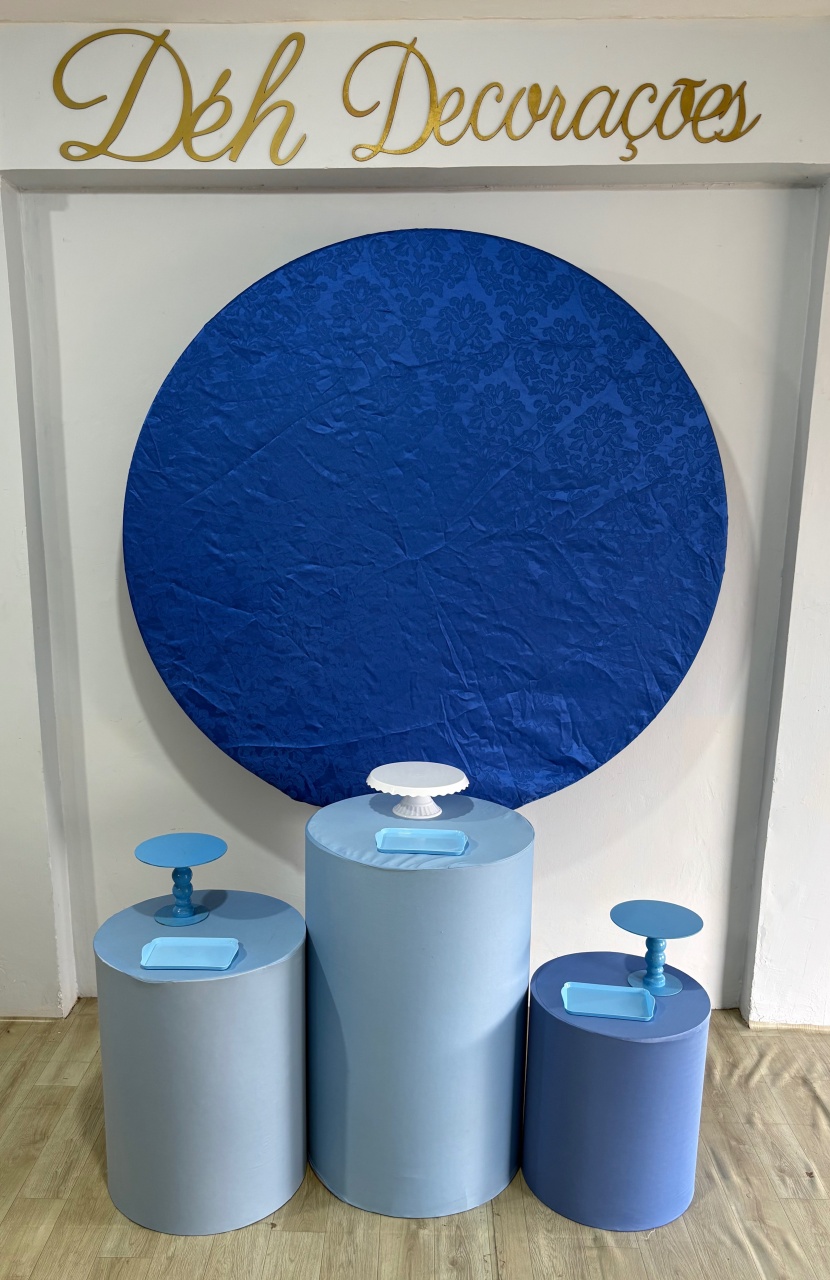 Kit Azul Royal Jacar (Kit 1)  - Déh Decorações 