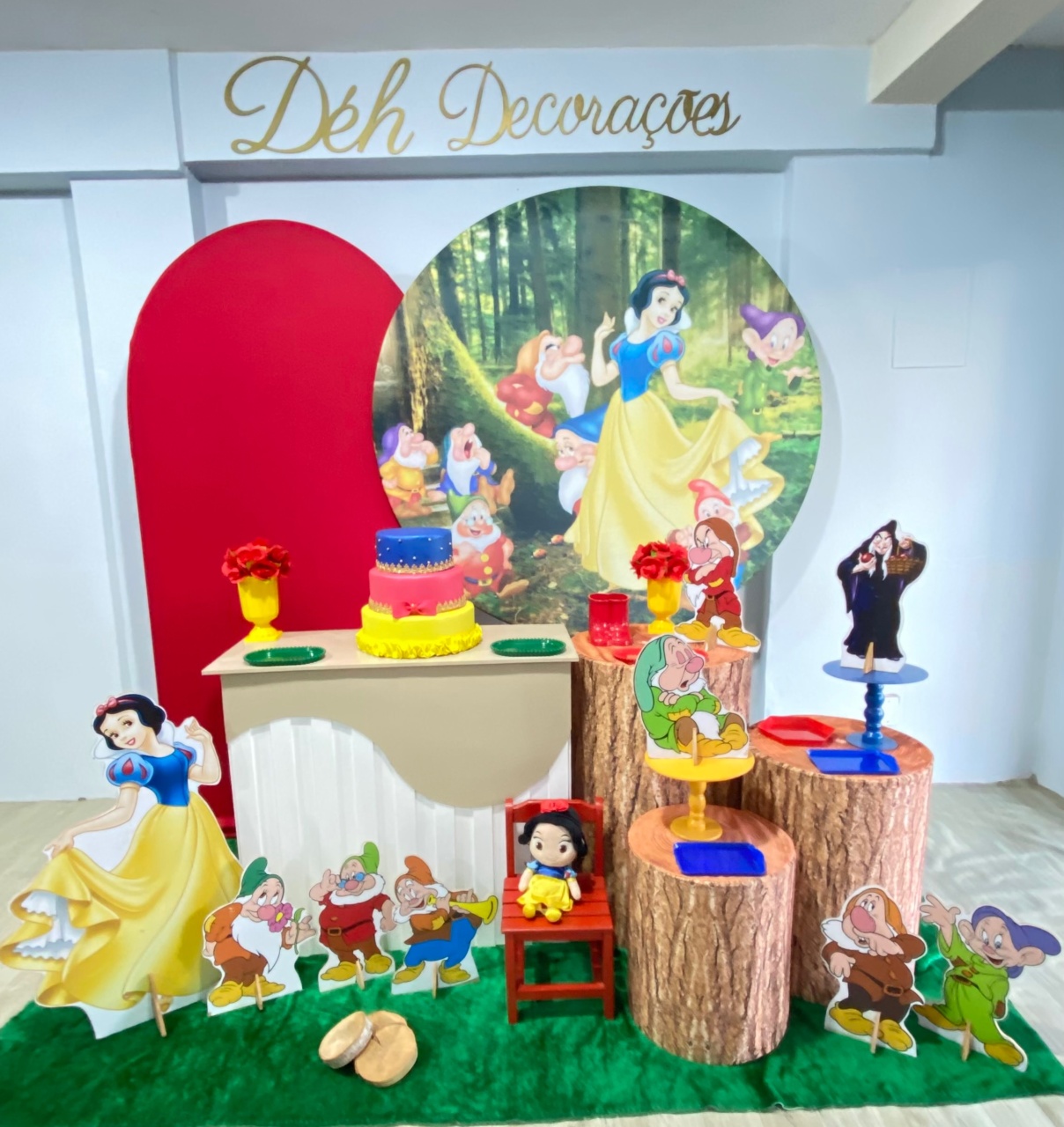 Branca de Neve (Kit 4) - Déh Decorações 