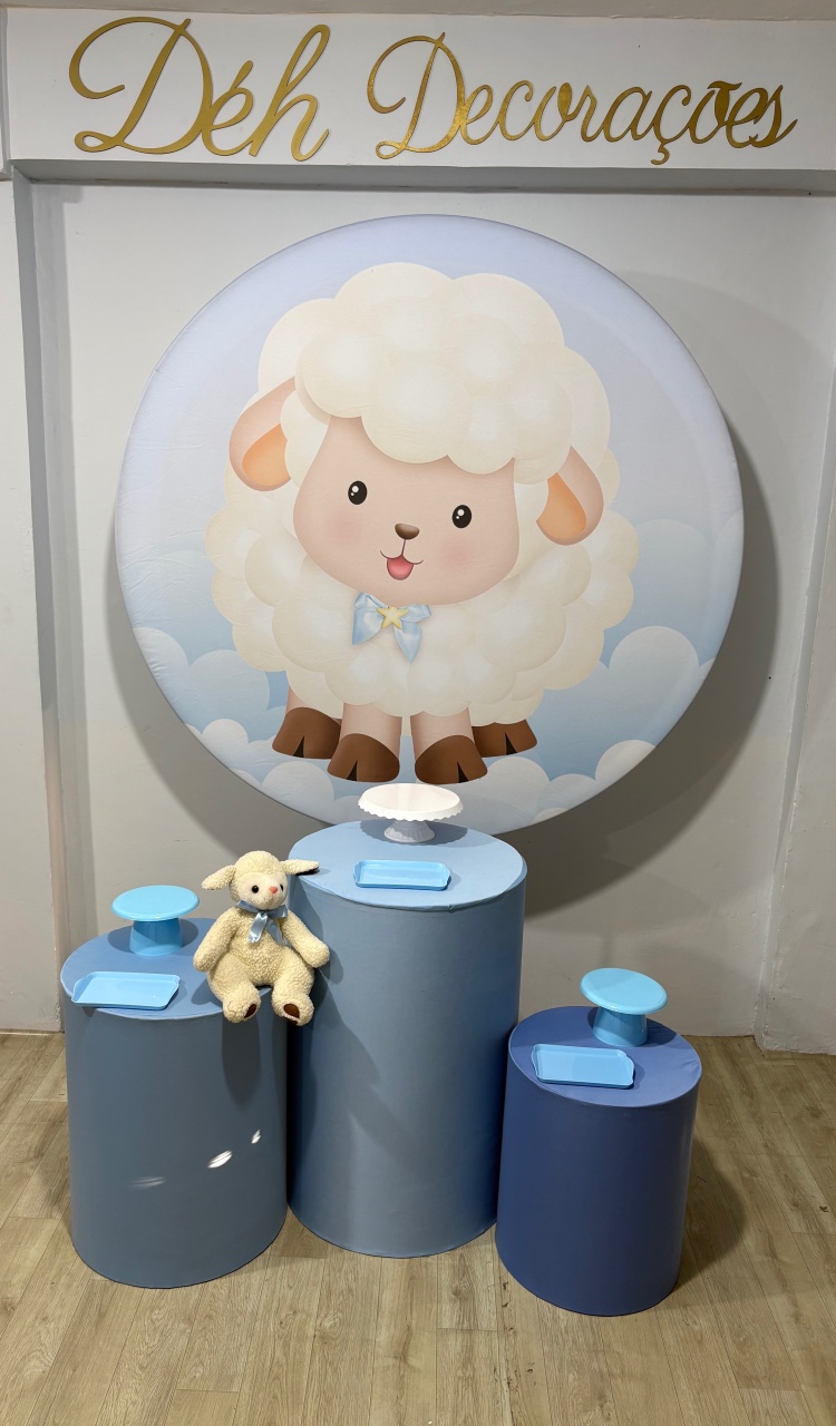 Ovelha Azul (Kit 1)  - Déh Decorações 