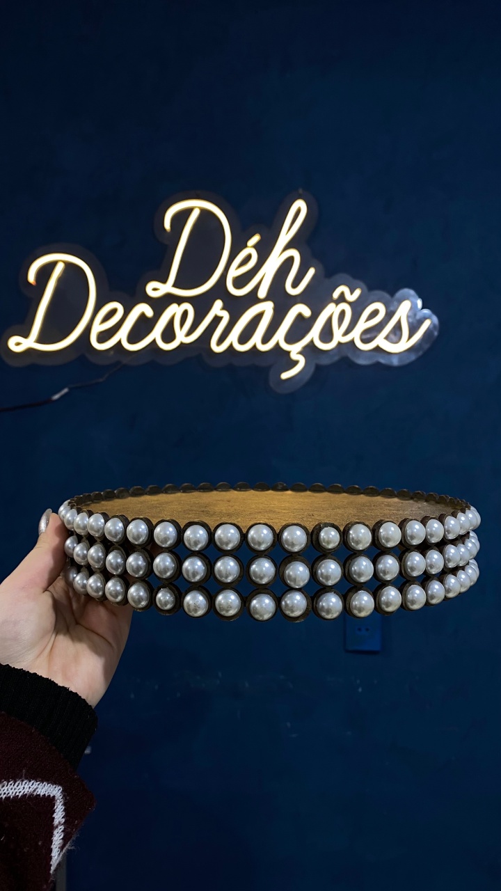 Bandeja Marrom 4 - Déh Decorações 