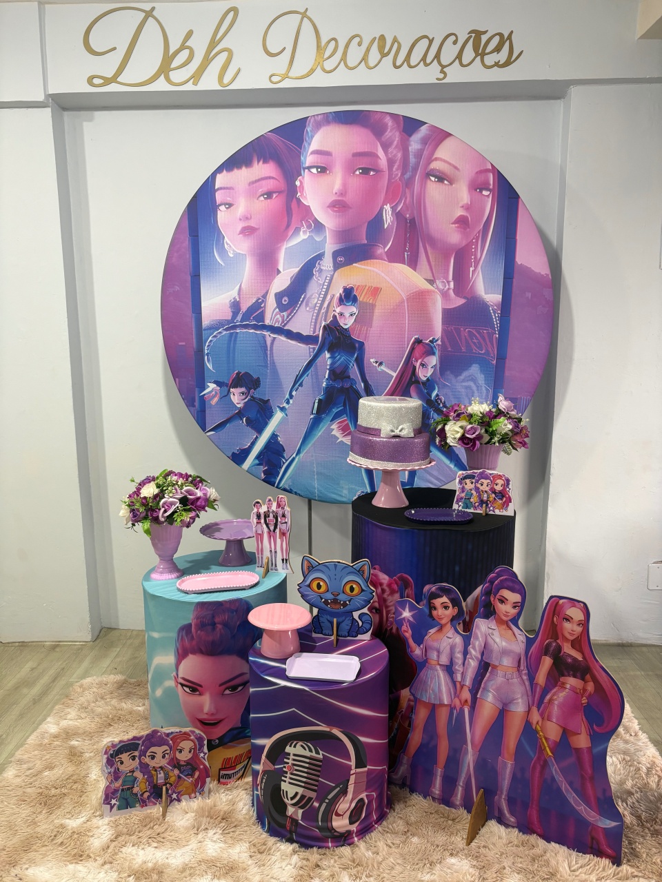 Huntrix Guerreiras Do K-Pop  (Kit 2) - Déh Decorações 