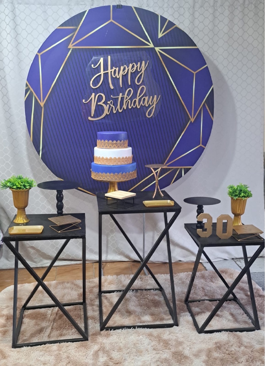 Kit Azul E Preto (Kit 2) - Déh Decorações 