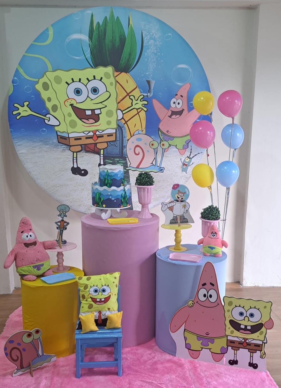 Bob Esponja Menina (Kit 2) - Déh Decorações 