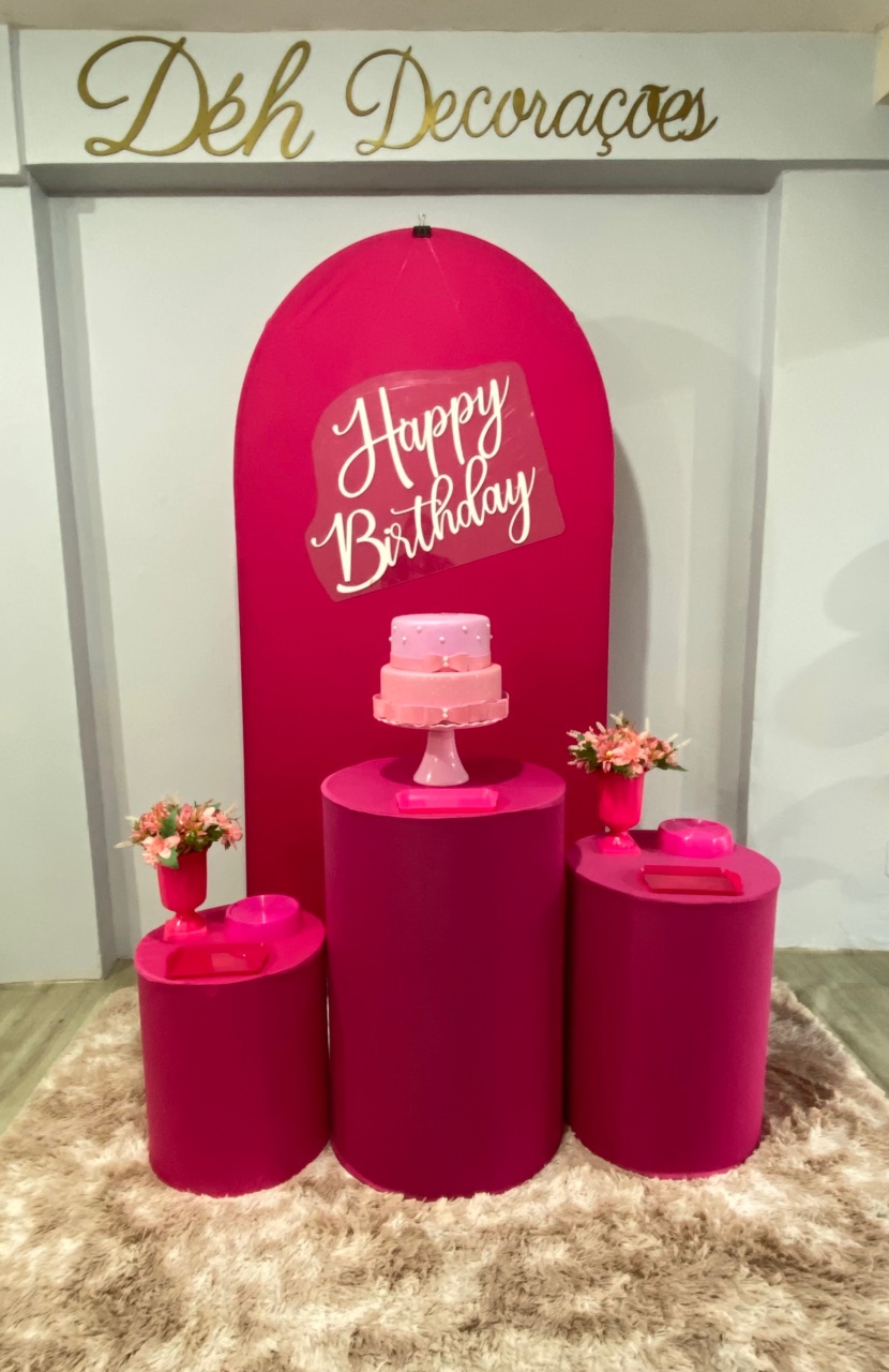 Kit Rosa Pink - Déh Decorações 