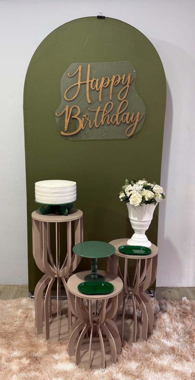 Decoração Verde E Branco - Déh Decorações 