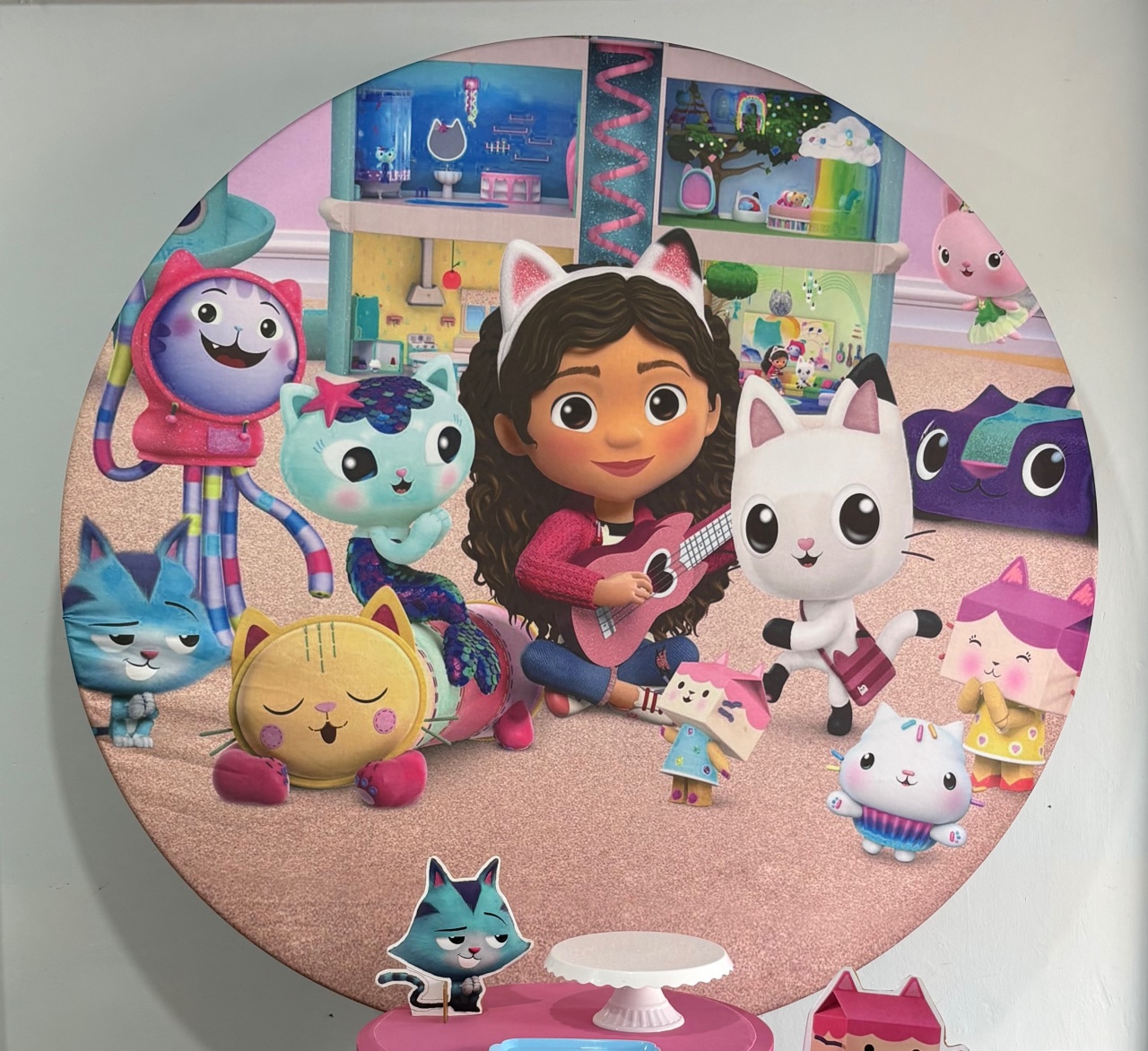 Capa Painel Redondo Casa Mágica da Gabi  - Déh Decorações 