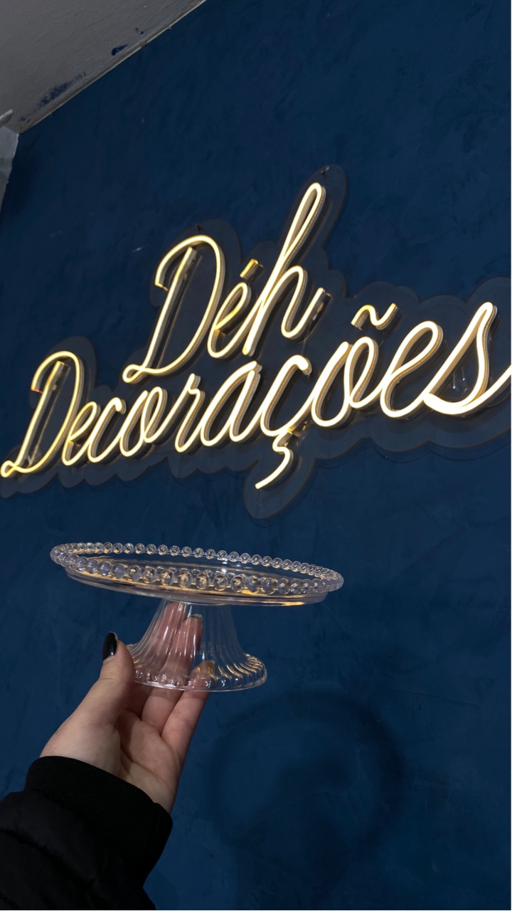 Bandeja Acrilico Bolinha - Déh Decorações 