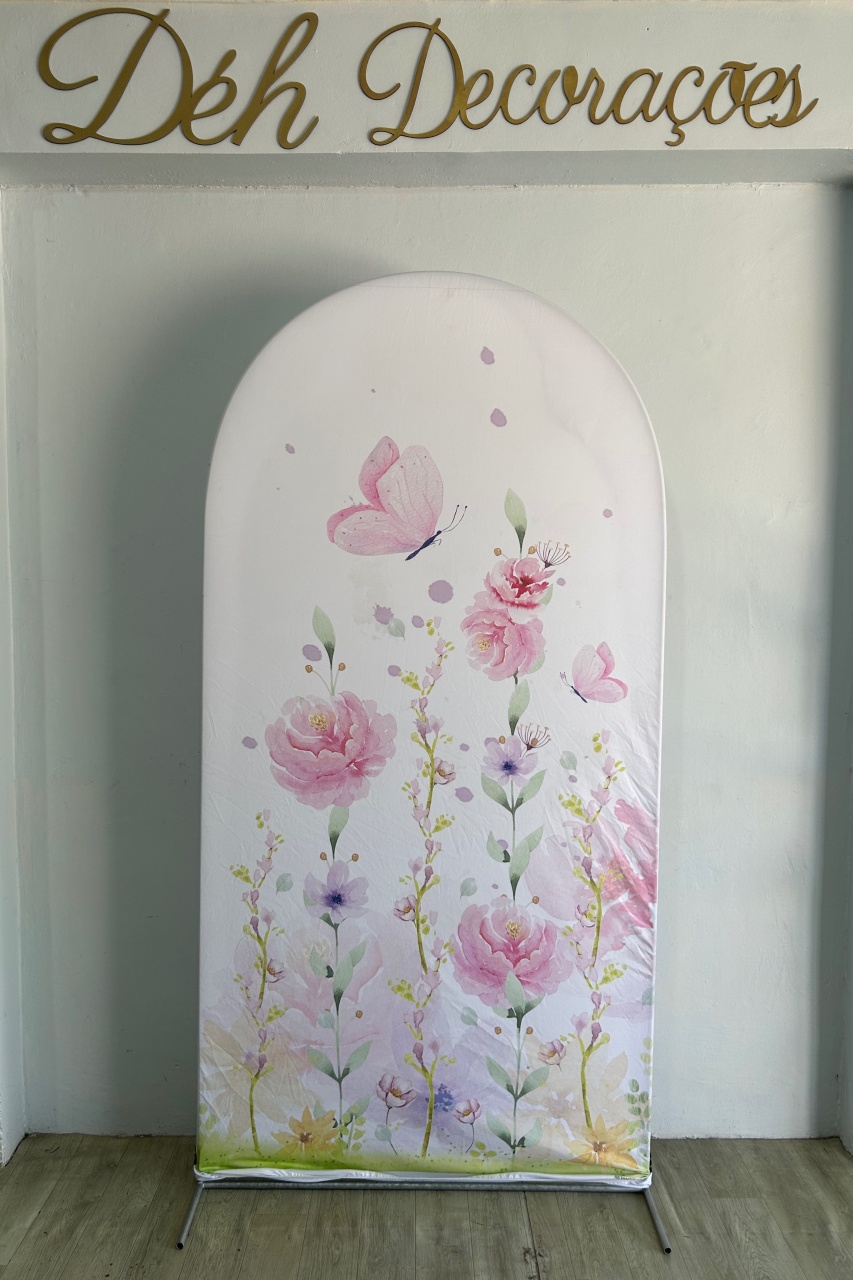 Capa Painel Romano Jardim  - Déh Decorações 