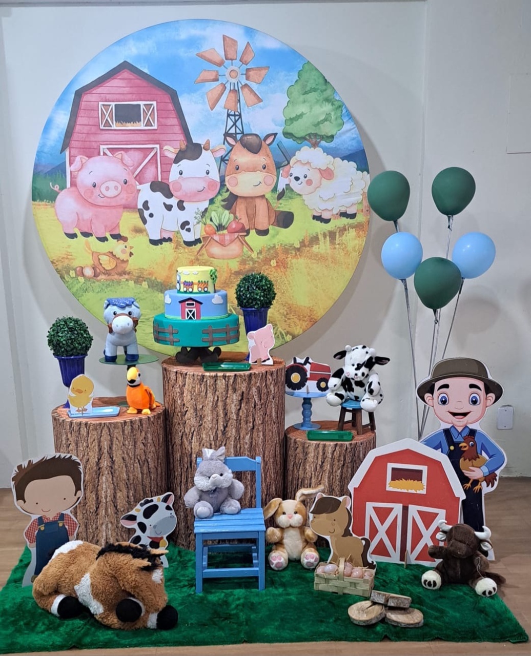 Fazendinha Menino (Kit 2) - Déh Decorações 