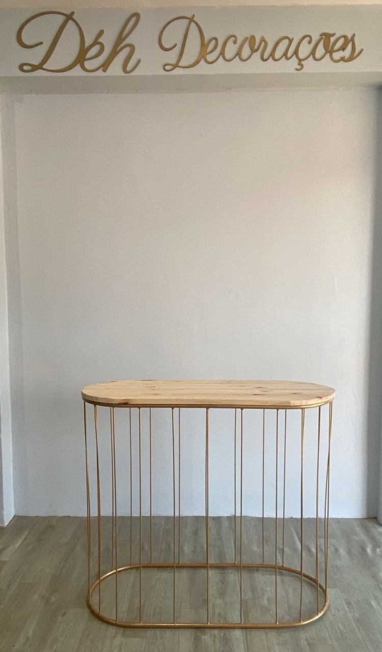 Mesa Oval - Déh Decorações 