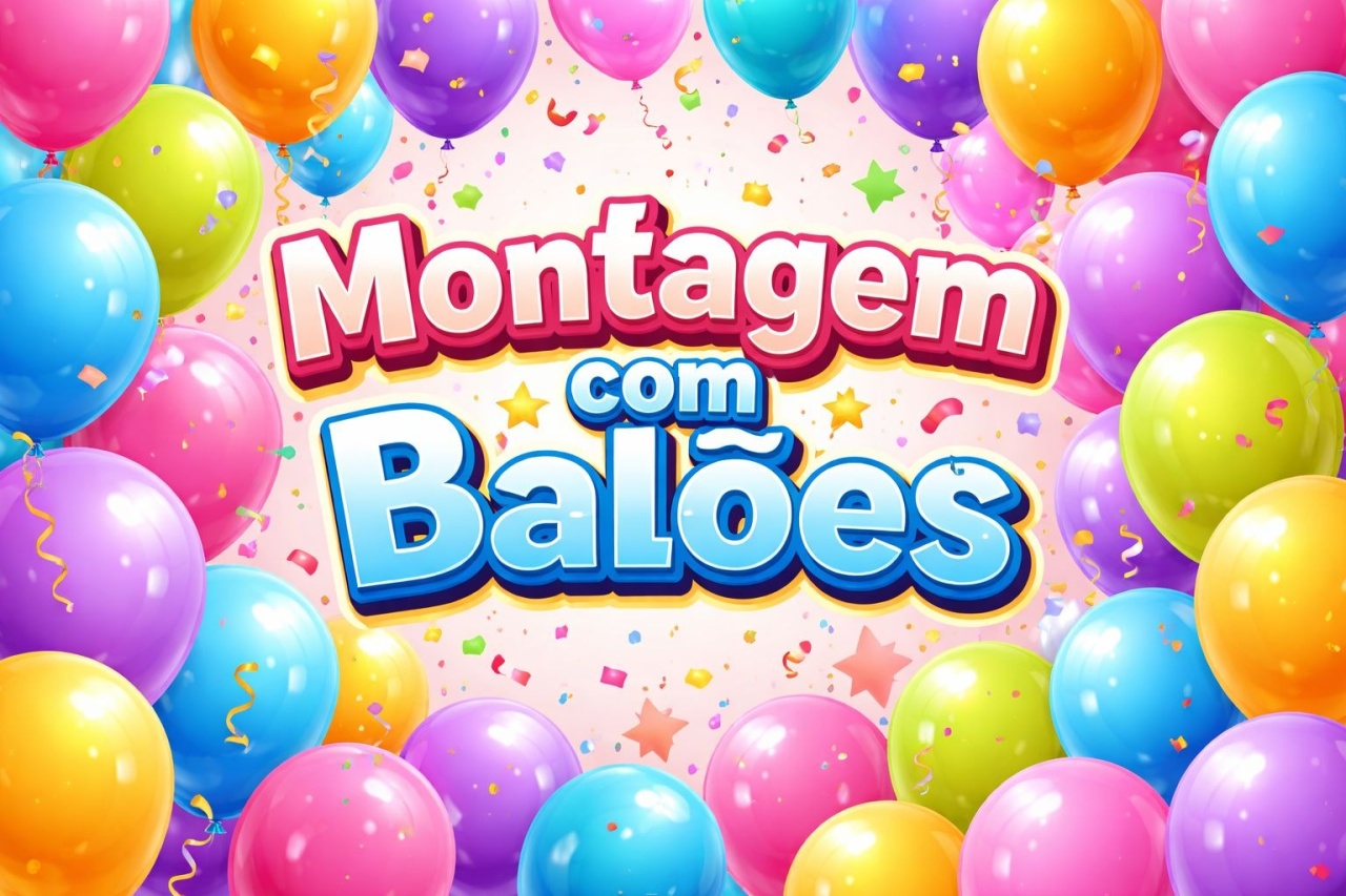 Montagem Com Arco de Balões  - Déh Decorações 