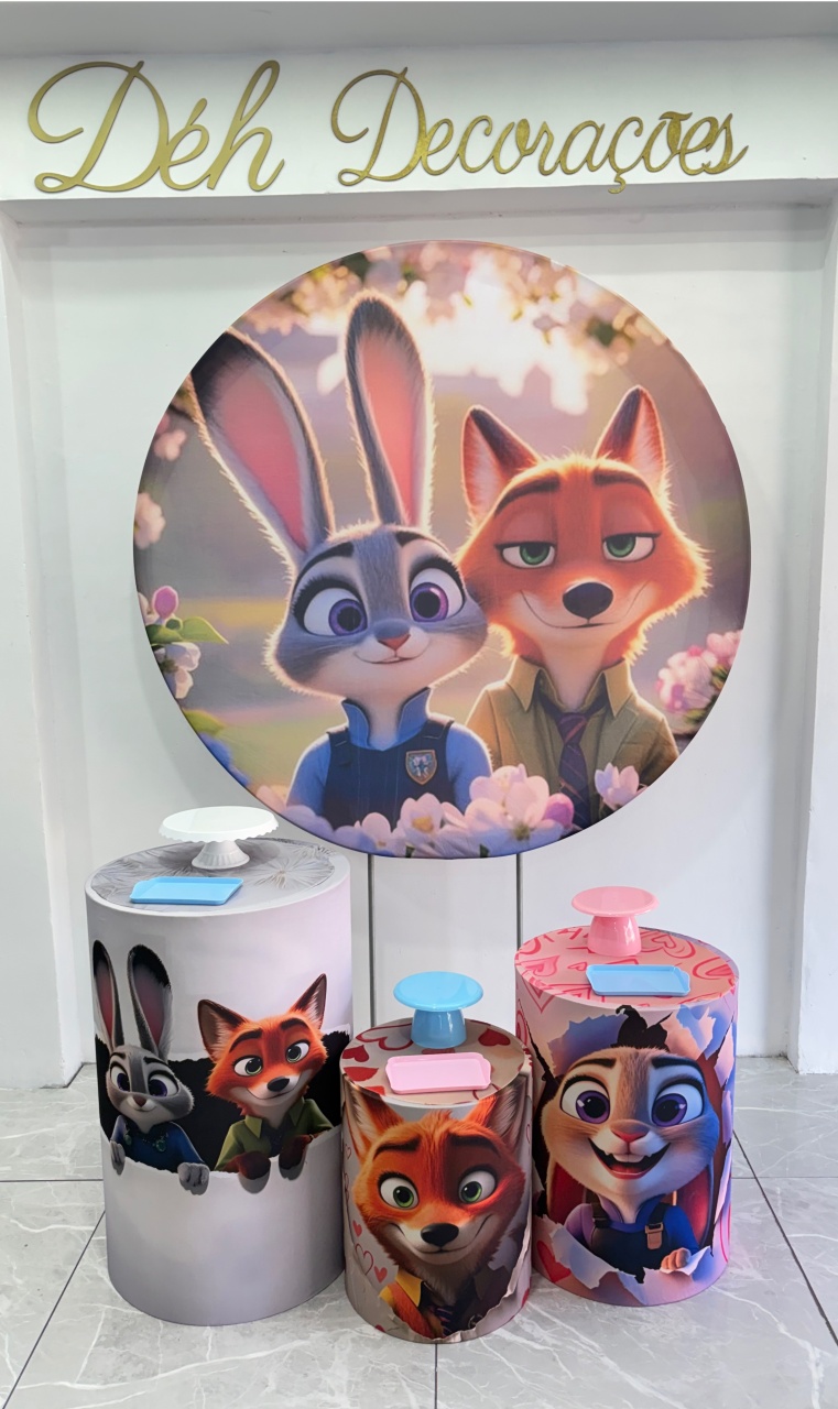 Zootopia (Kit 1) - Déh Decorações 