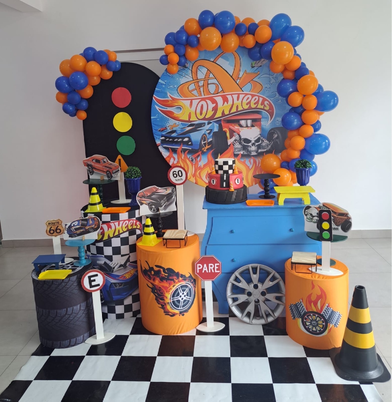 Hotwheels (Kit 4) - Déh Decorações 