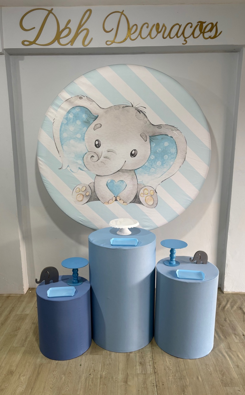 Elefantinho  (Kit 1)  - Déh Decorações 