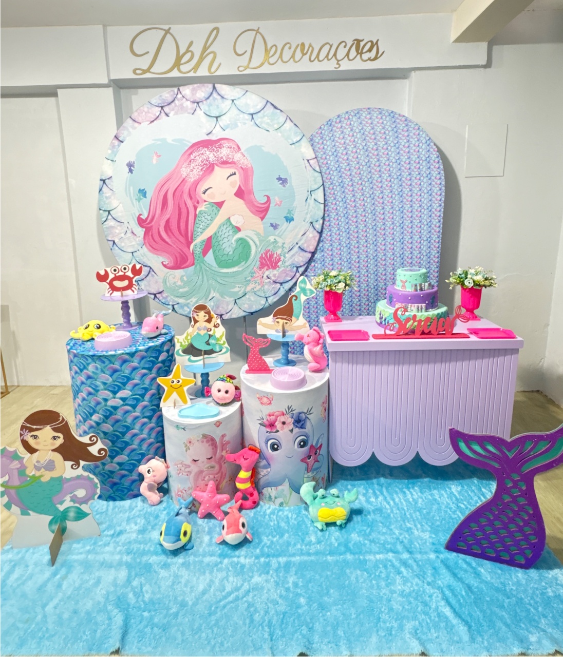 Sereia Luxo (Kit 4) - Déh Decorações 