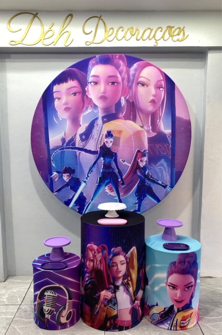 Huntrix Guerreiras Do K-Pop (Kit 1) - Déh Decorações 