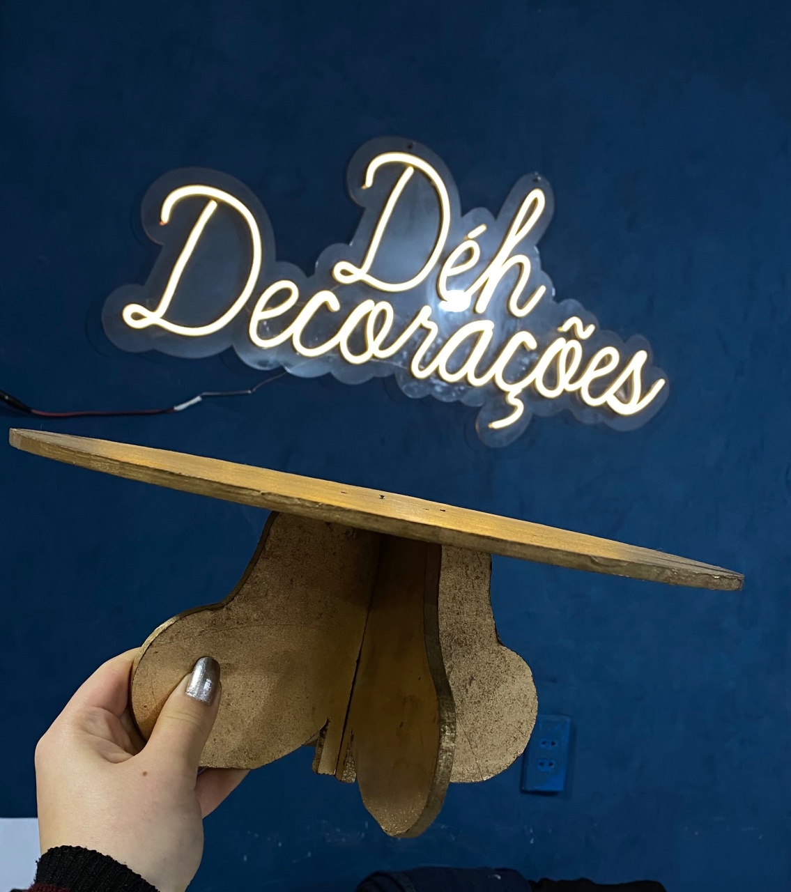Bandeja Dourada 4 - Déh Decorações 