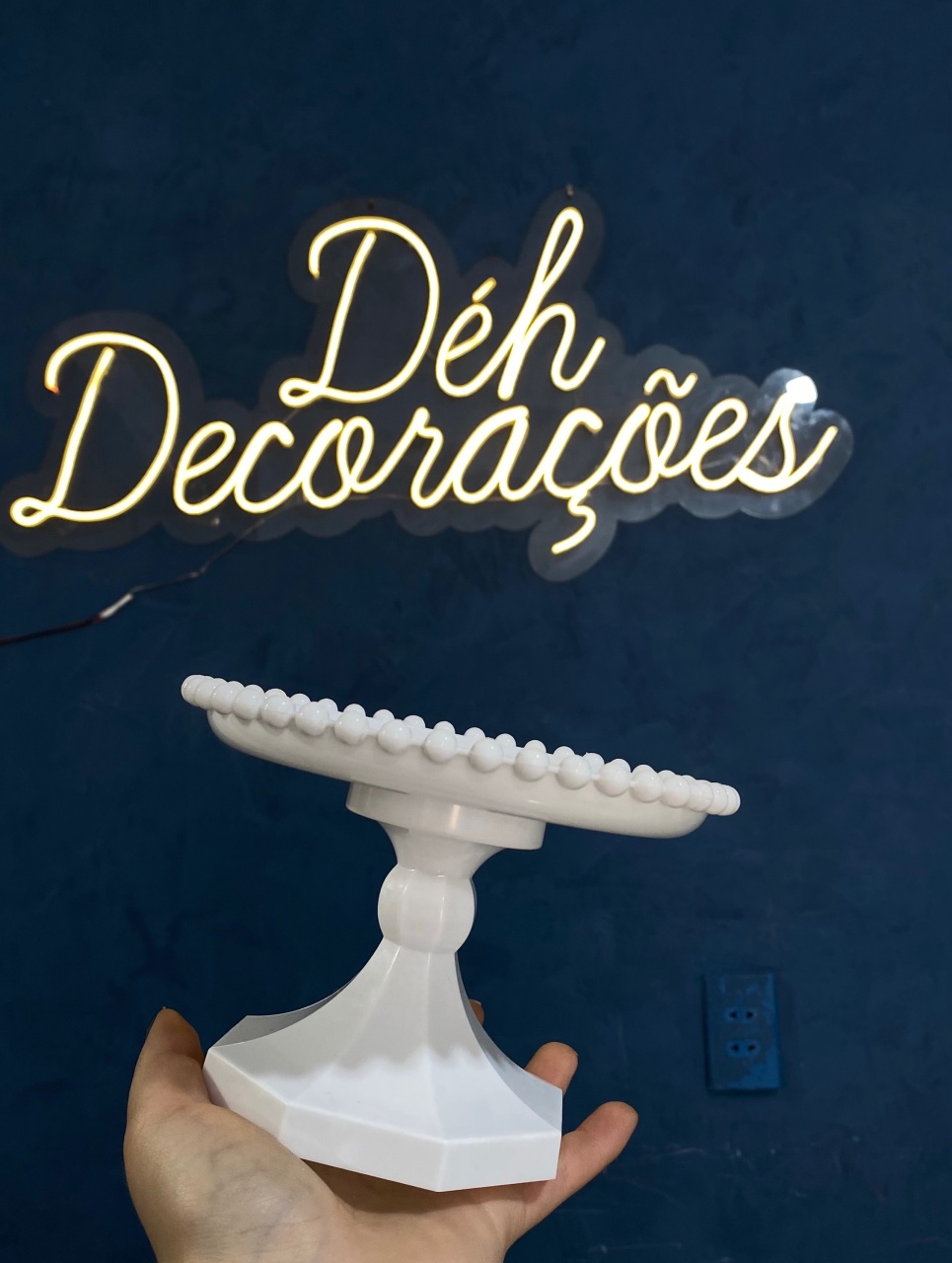 Bandeja Branca 2 - Déh Decorações 