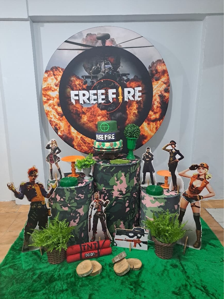 Free Fire (Kit 2) - Déh Decorações 