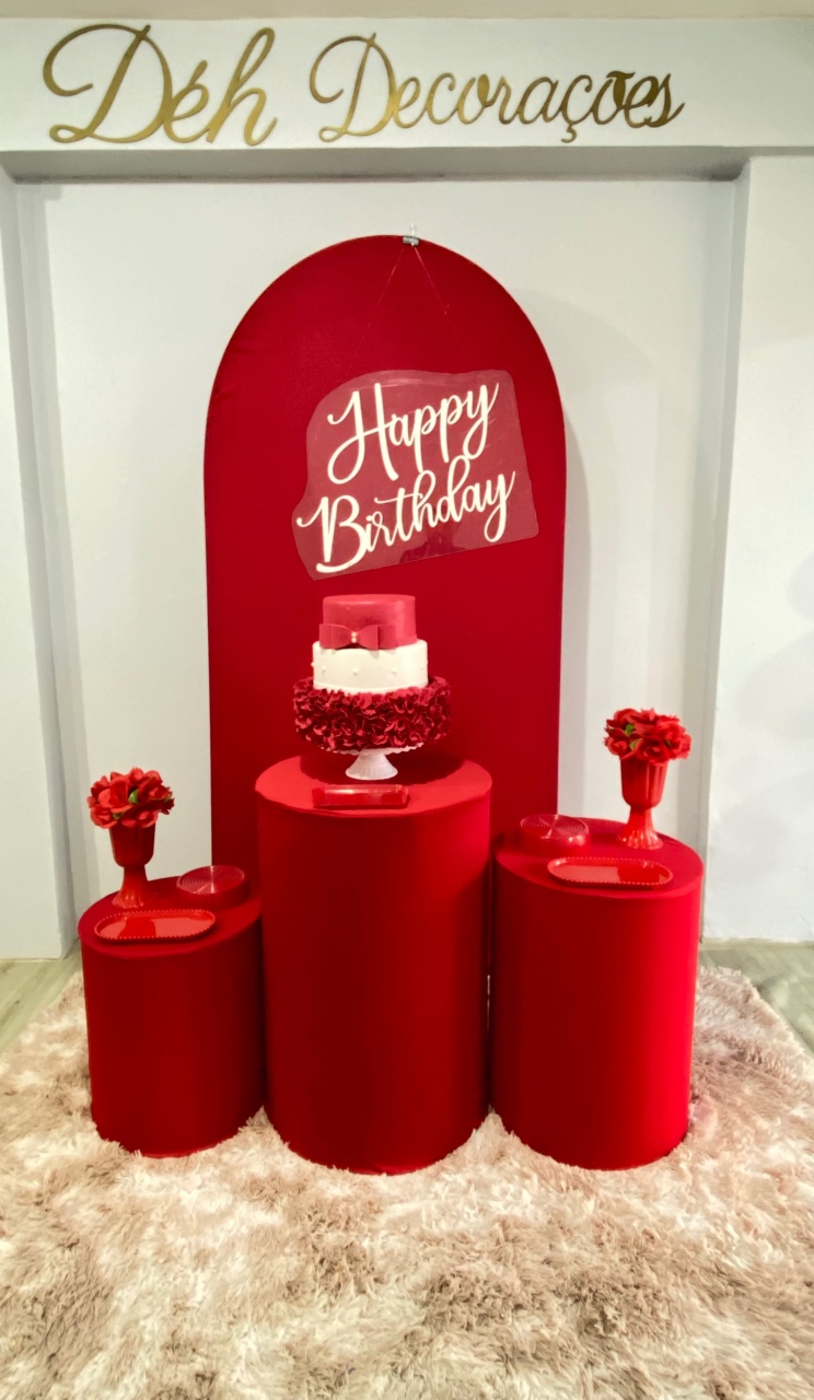Kit Vermelho 1 - Déh Decorações 