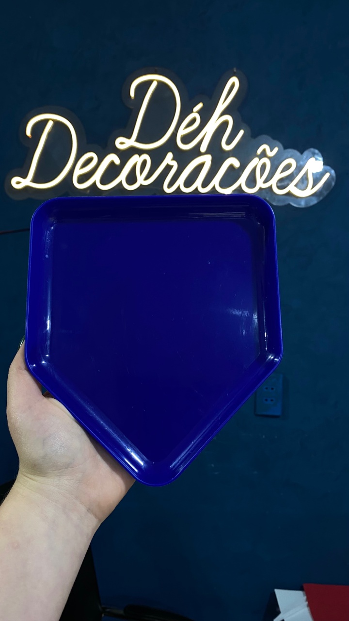 Bandeja Azul 8 - Déh Decorações 