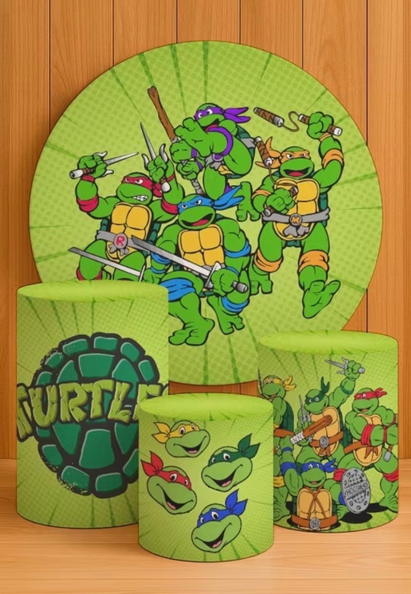 Tartaruga Ninja - Tema Novo  - Déh Decorações 