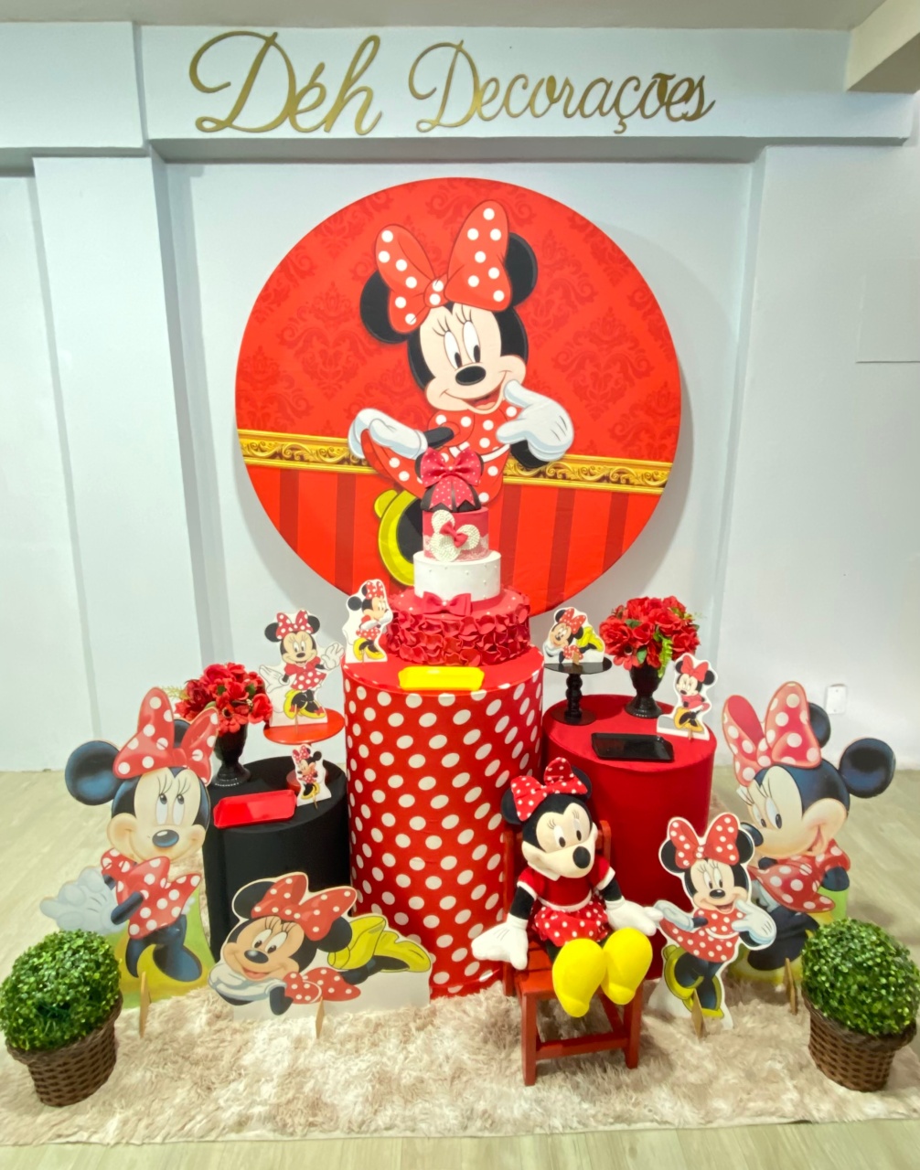 Minnie Vermelha (Kit 2) - Déh Decorações 