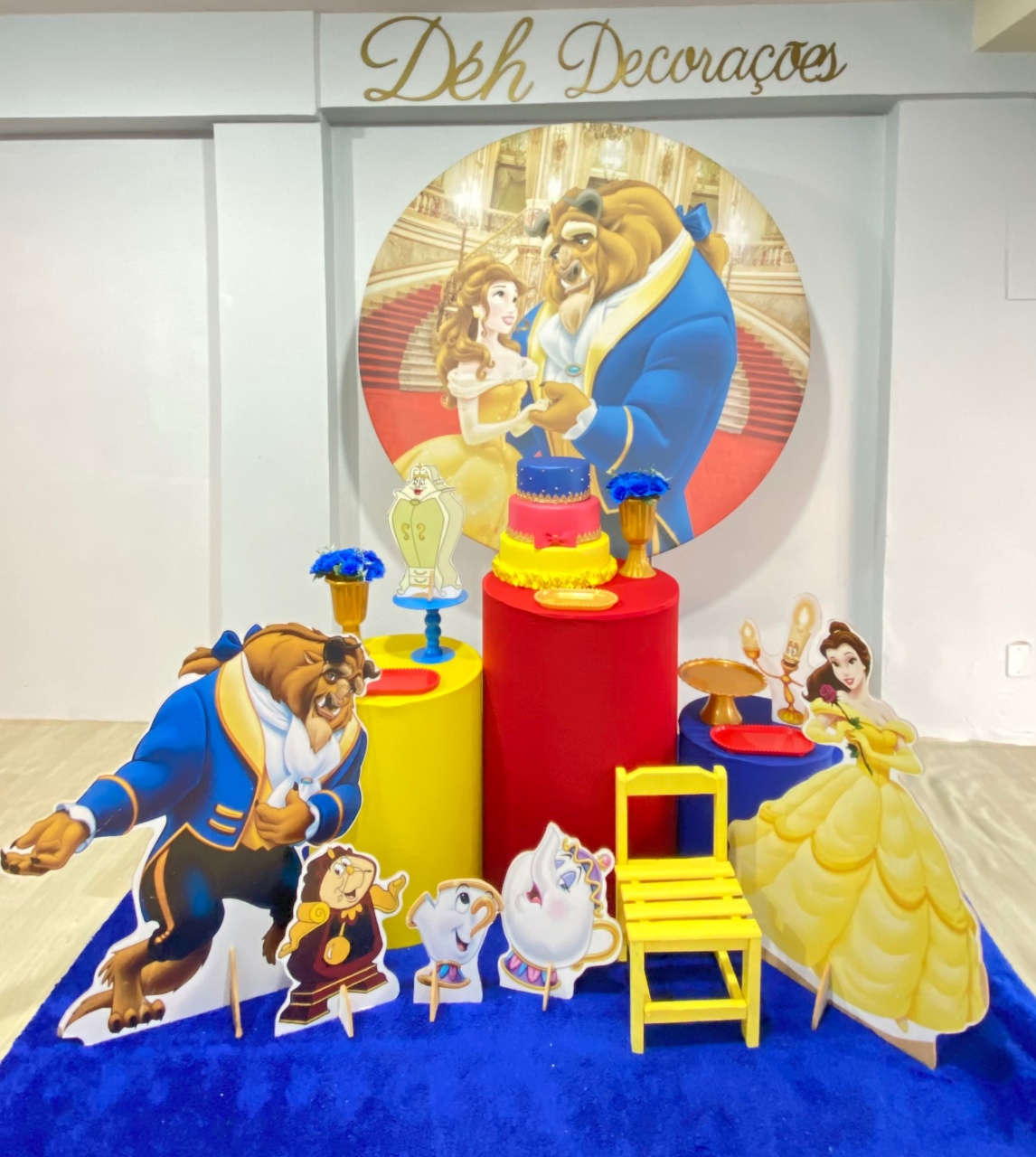 Bela E A Fera ( Kit 2) - Déh Decorações 