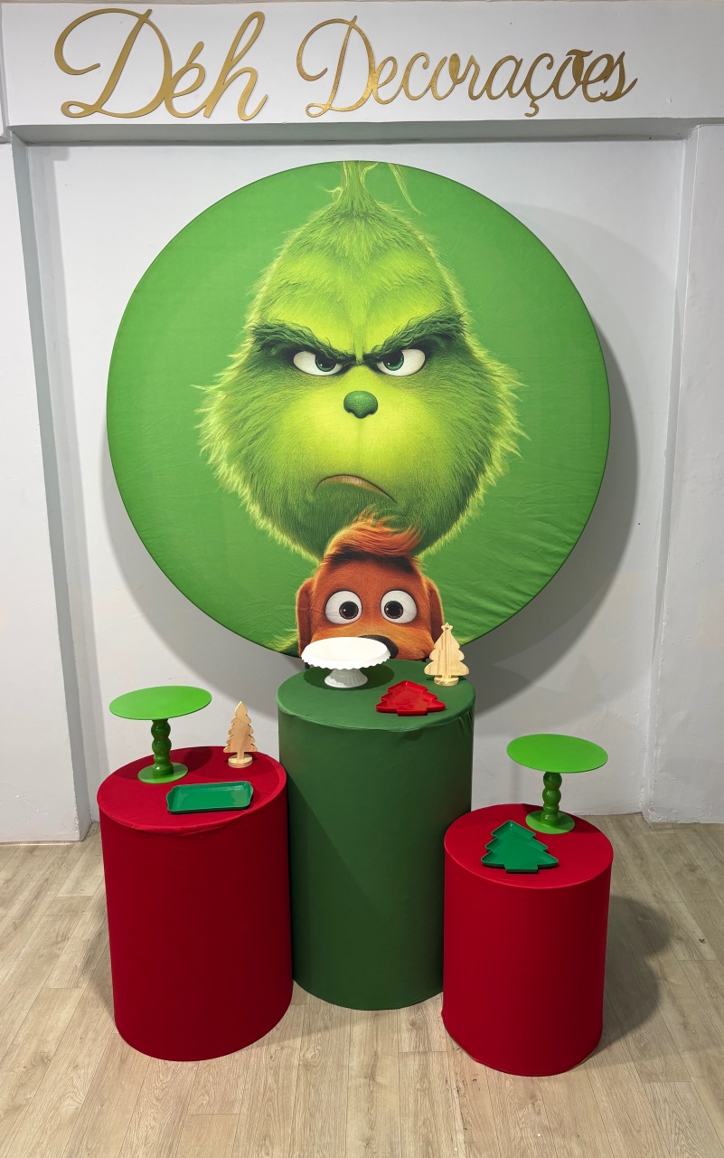 Grinch de Natal (Kit 1)     - Déh Decorações 